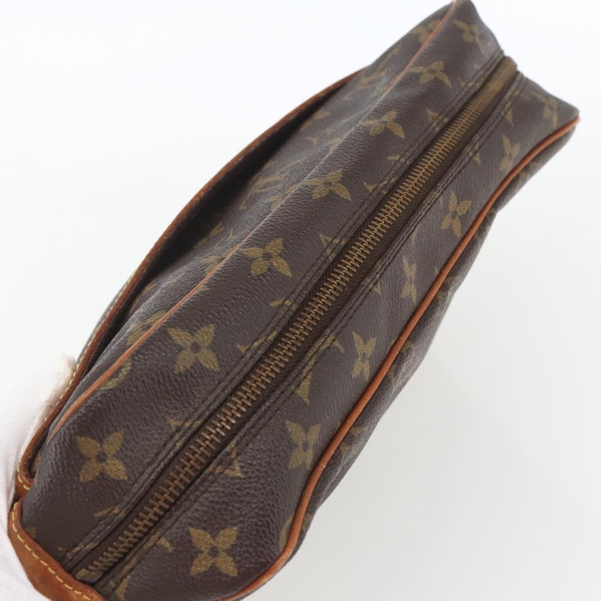 LOUIS VUITTON Monogram Compiegne 28 Clutch Bag M51845 LV Auth 164275