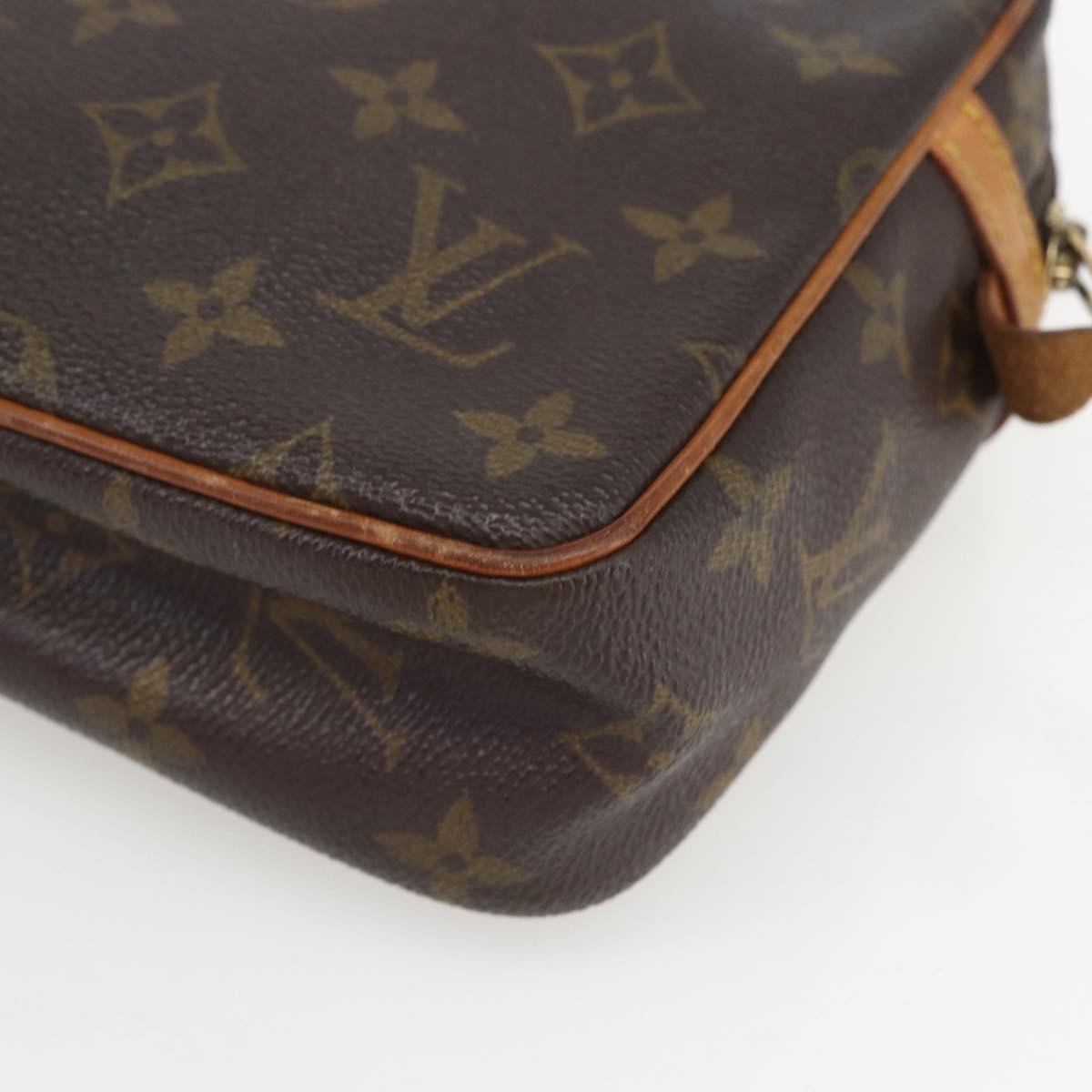 LOUIS VUITTON Monogram Compiegne 23 Clutch Bag M51847 LV Auth 164283