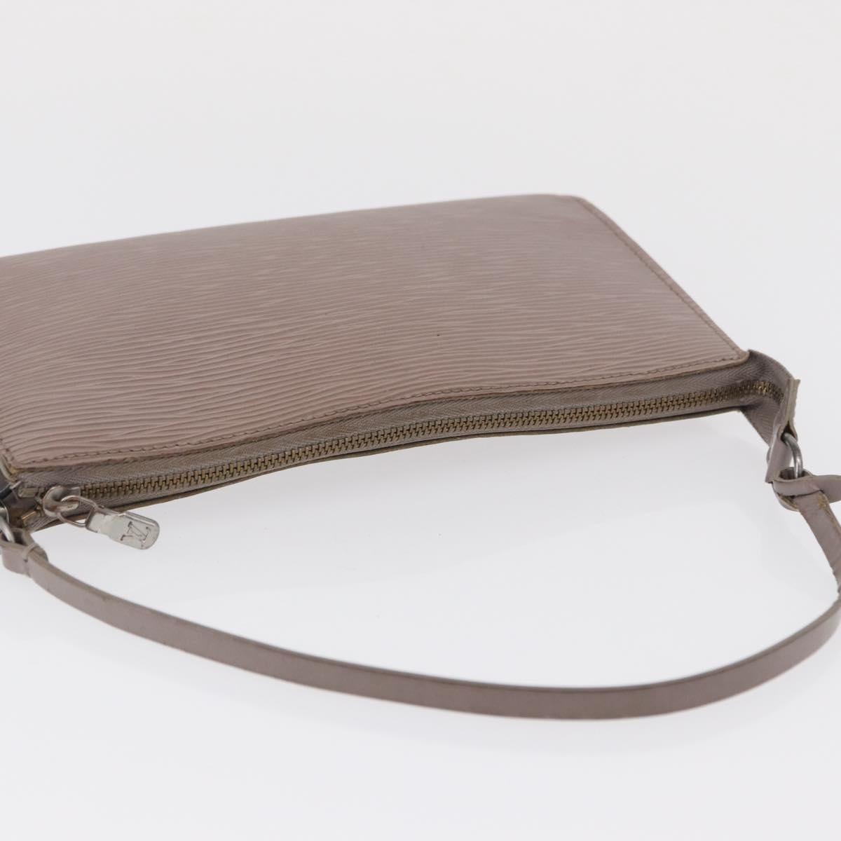 LOUIS VUITTON Epi Pochette Accessoires Accessory Pouch Lilac M52982 Auth 164289