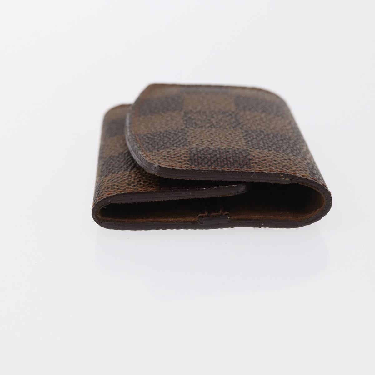 LOUIS VUITTON Damier Ebene Bouton De Manchette Case Cuff Case LV Auth 164291