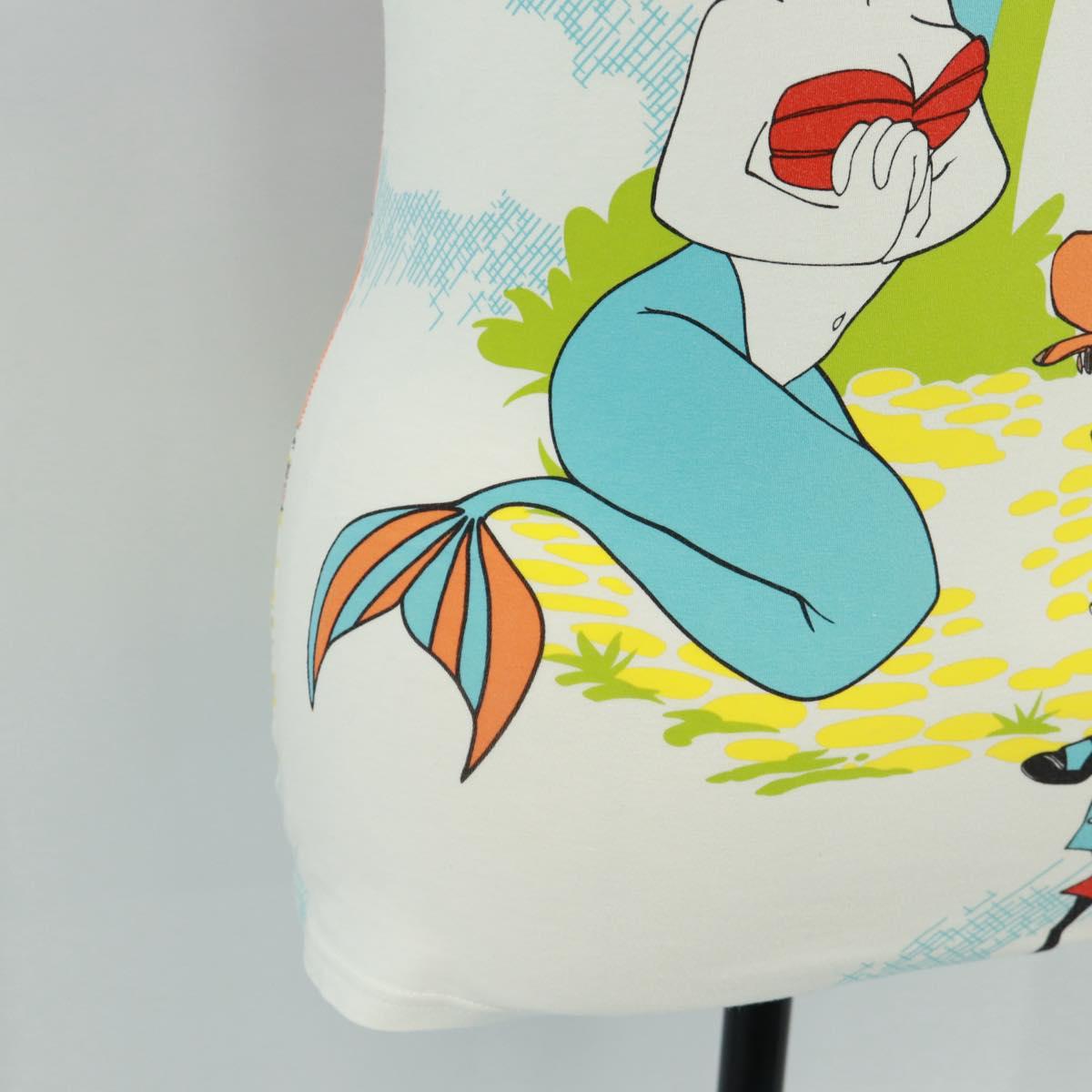 Christian Dior Galliano Period Short Sleeved T Shirt Cotton White Auth 164303M