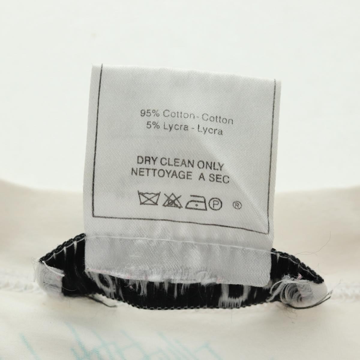 Christian Dior Galliano Period Short Sleeved T Shirt Cotton White Auth 164303M