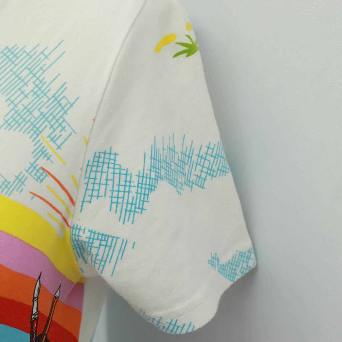 Christian Dior Galliano Period Short Sleeved T Shirt Cotton White Auth 164303M