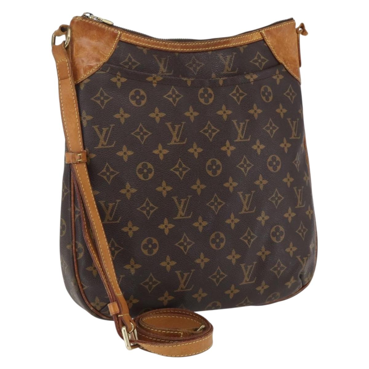 LOUIS VUITTON Monogram Odeon MM Shoulder Bag M56389 LV Auth 164317