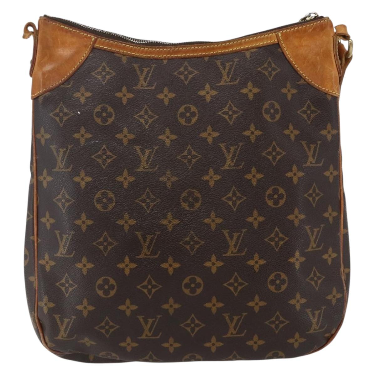 LOUIS VUITTON Monogram Odeon MM Shoulder Bag M56389 LV Auth 164317