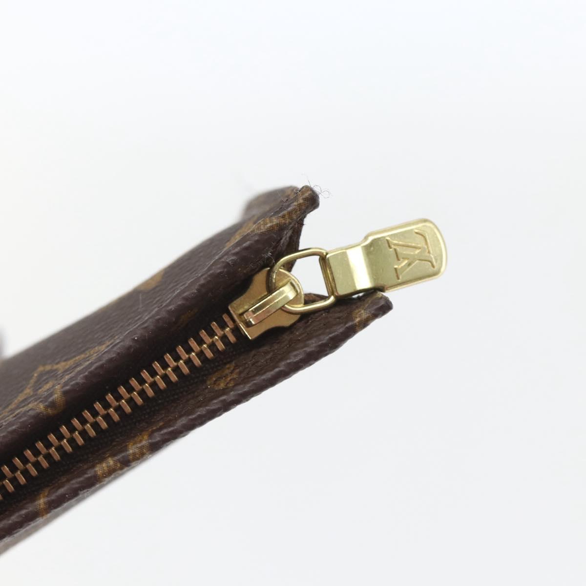 LOUIS VUITTON Monogram Bucket PM Accessory Pouch LV Auth 164319
