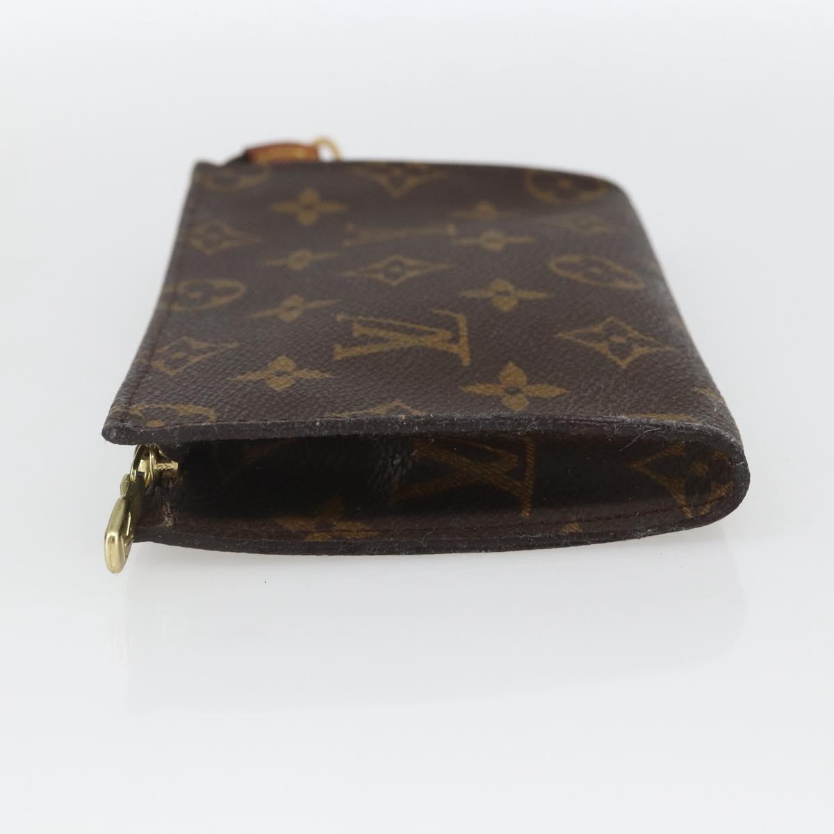 LOUIS VUITTON Monogram Bucket PM Accessory Pouch LV Auth 164319