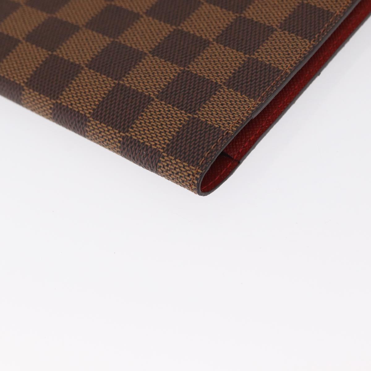 LOUIS VUITTON Damier Ebene CD Holder Pouch N62935 LV Auth 164320