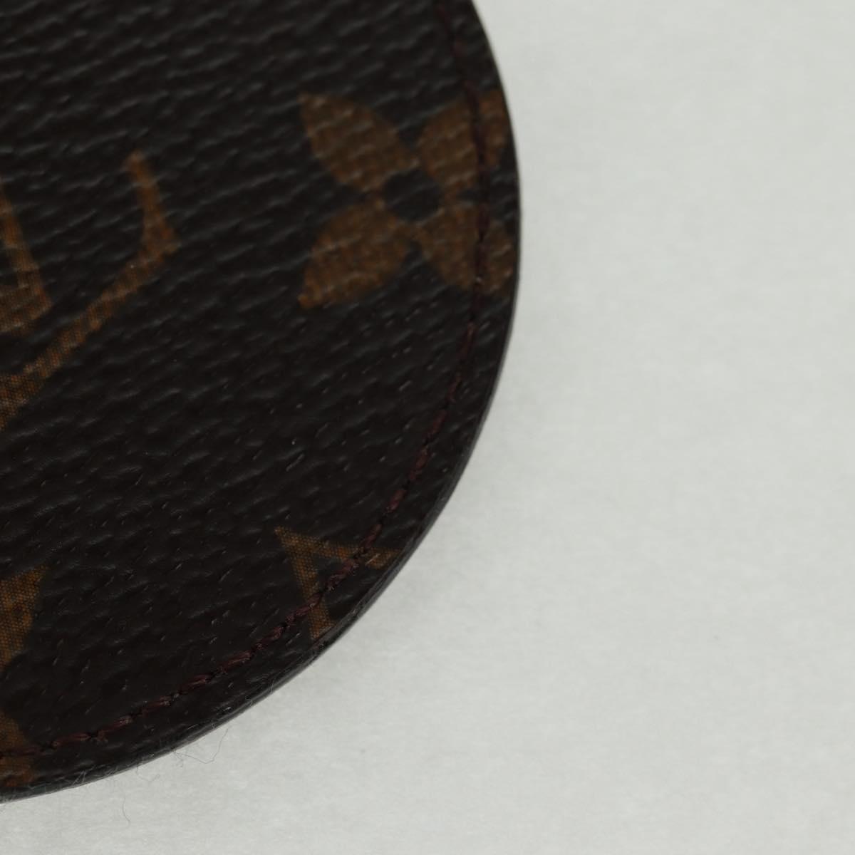 LOUIS VUITTON Monogram Porte Cles Round Monogram Logo Charm M68300 Auth 164330V