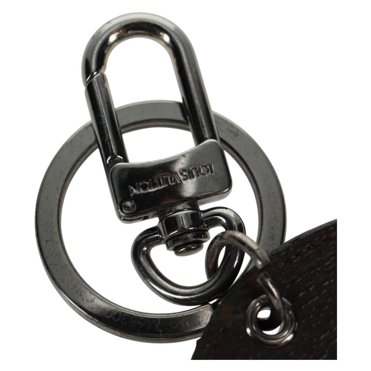 LOUIS VUITTON Monogram Porte Cles Round Monogram Logo Charm M68300 Auth 164330V