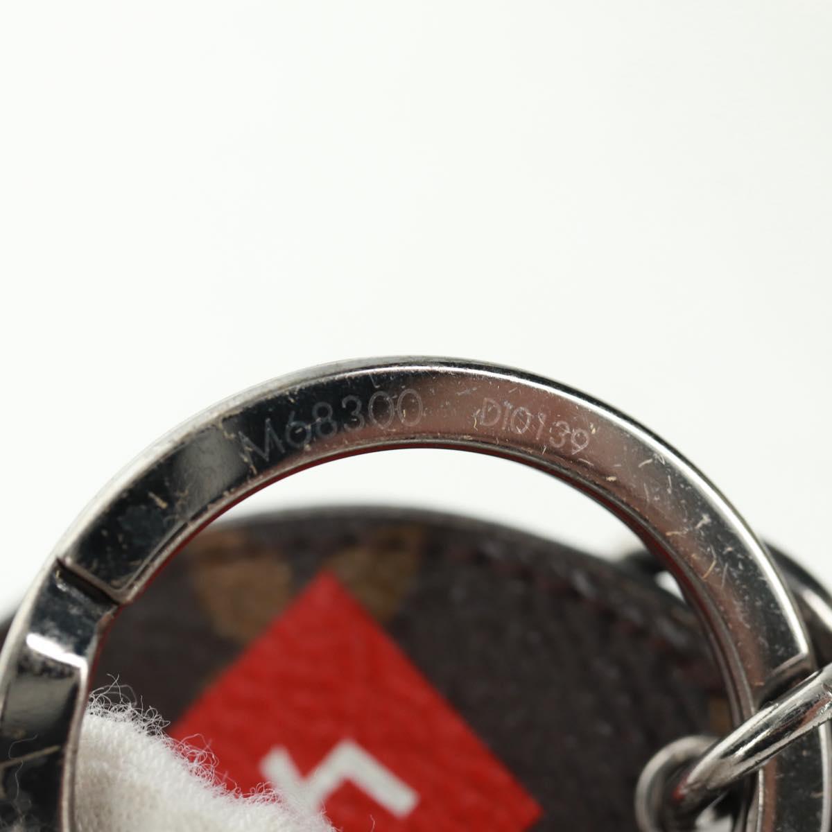 LOUIS VUITTON Monogram Porte Cles Round Monogram Logo Charm M68300 Auth 164330V