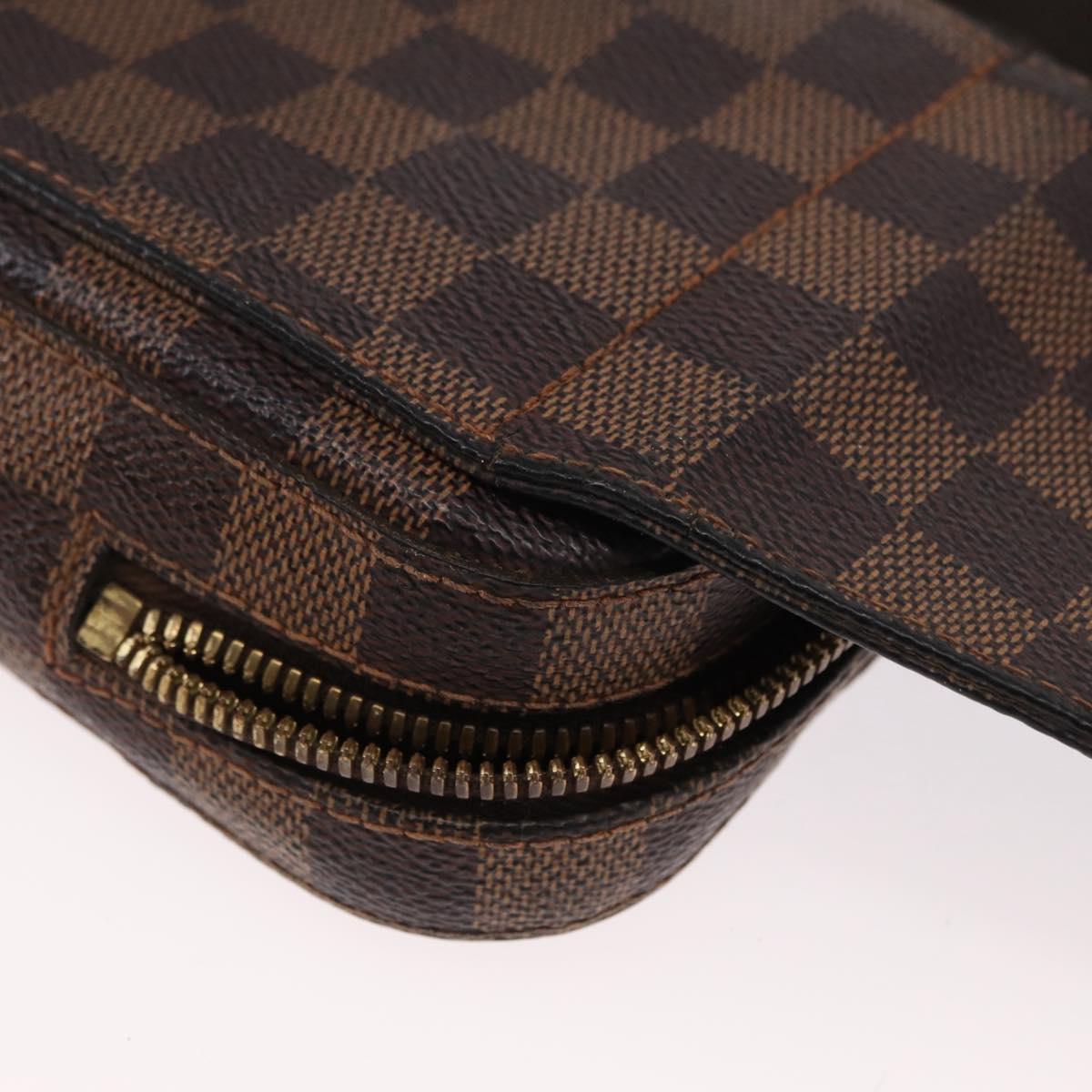 LOUIS VUITTON Damier Ebene Geronimos Shoulder Bag N51994 LV Auth 164331