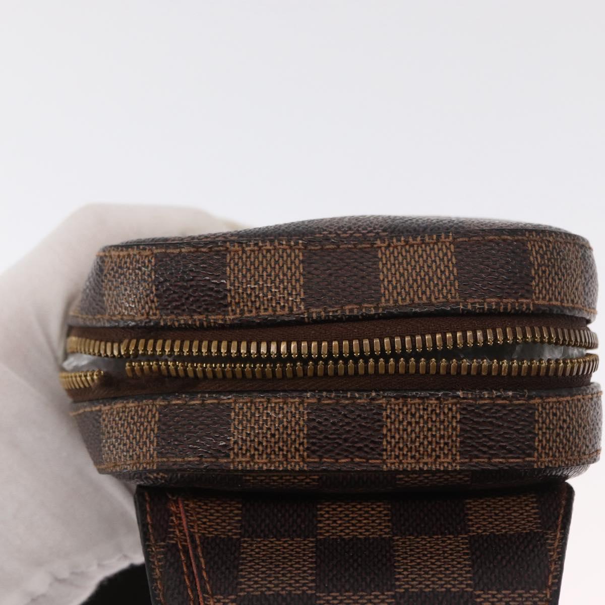 LOUIS VUITTON Damier Ebene Geronimos Shoulder Bag N51994 LV Auth 164331