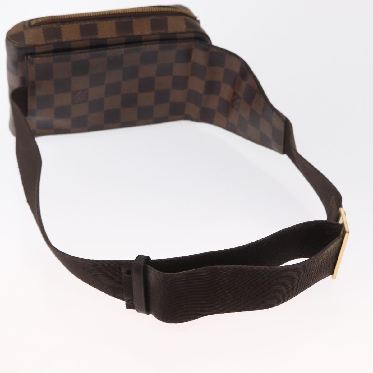 LOUIS VUITTON Damier Ebene Geronimos Shoulder Bag N51994 LV Auth 164331