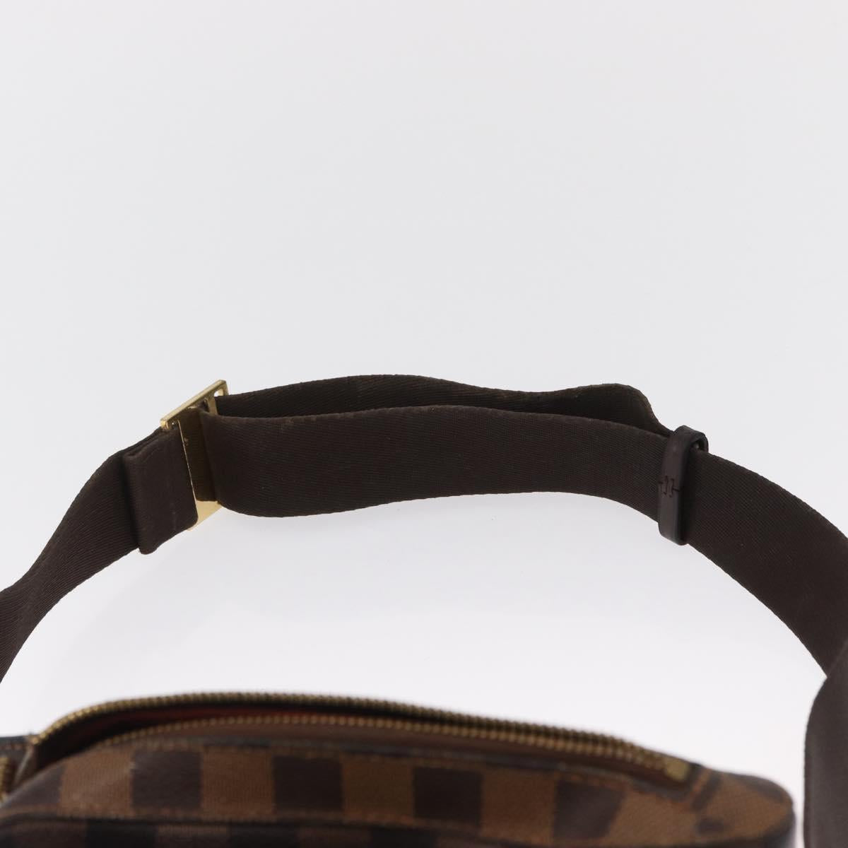 LOUIS VUITTON Damier Ebene Geronimos Shoulder Bag N51994 LV Auth 164331