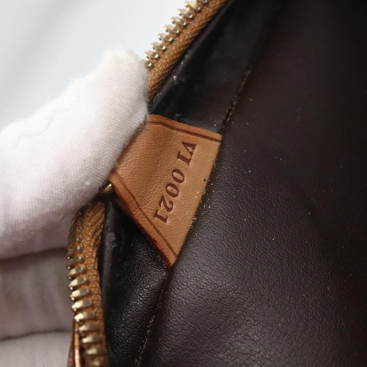 LOUIS VUITTON Monogram Vernis Van Damme Hand Bag Bronze M91125 LV Auth 164353