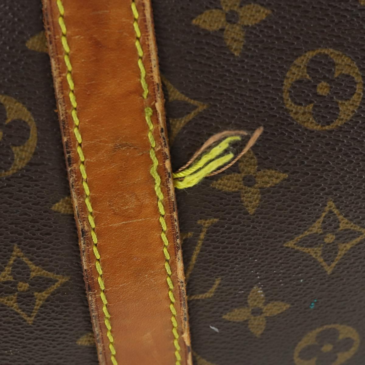 LOUIS VUITTON Monogram Keepall 55 Boston Bag M41424 LV Auth 164355