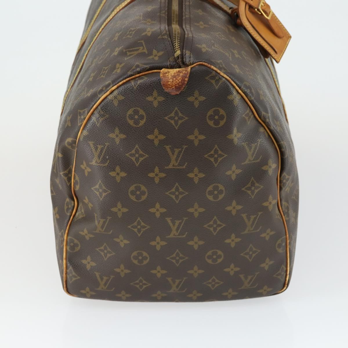 LOUIS VUITTON Monogram Keepall 55 Boston Bag M41424 LV Auth 164355