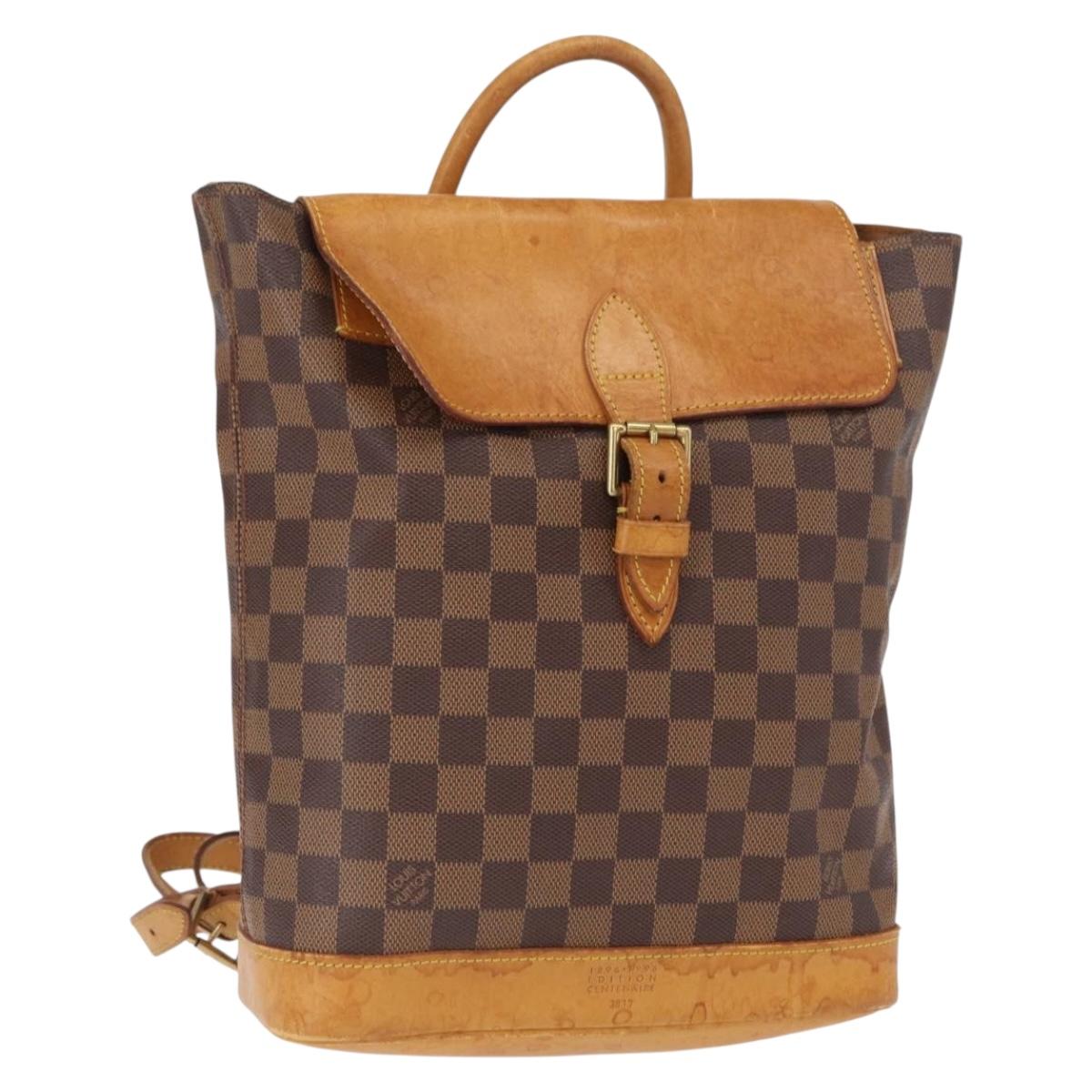 LOUIS VUITTON Damier Ebene Arlucan Backpack N99038 LV Auth 164371