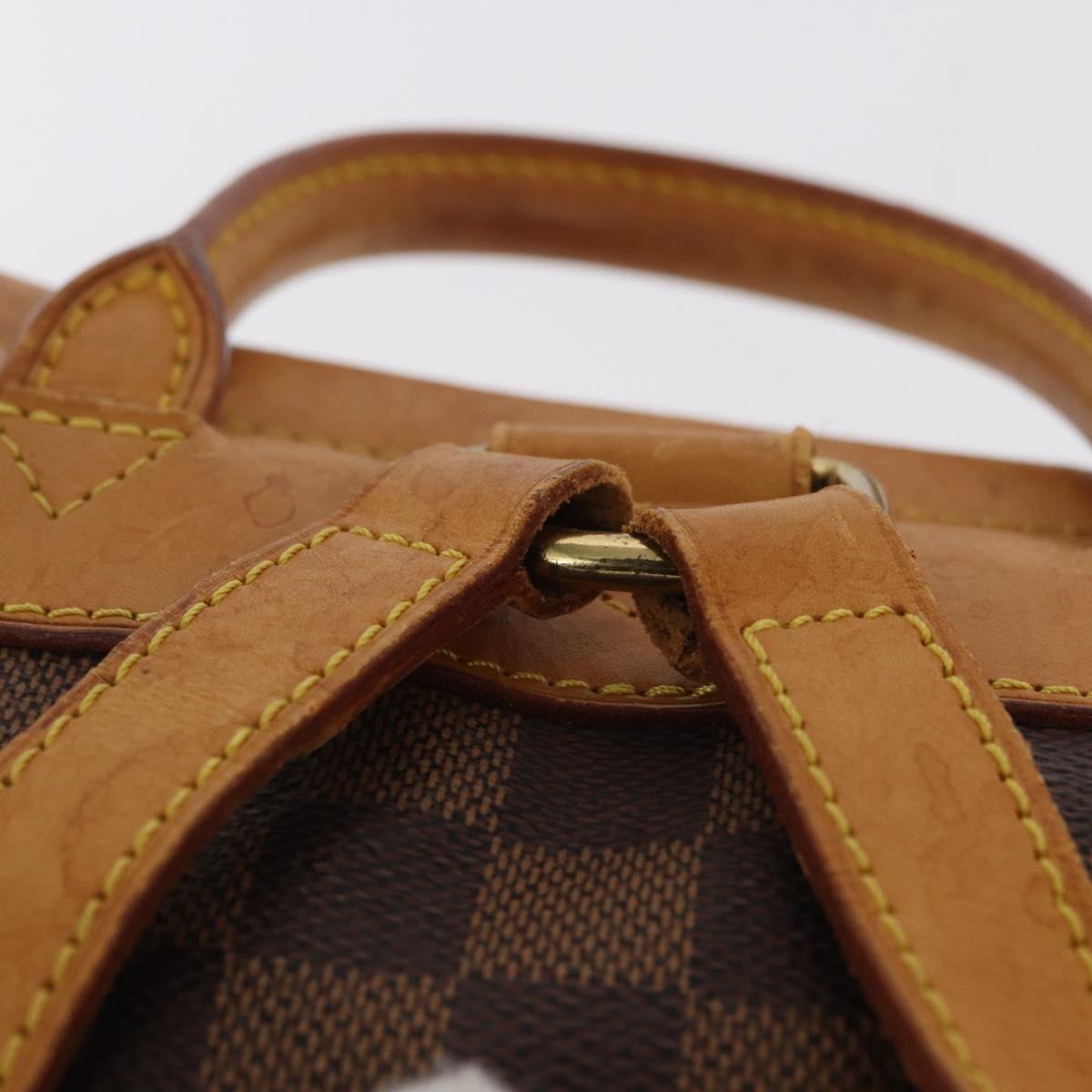 LOUIS VUITTON Damier Ebene Arlucan Backpack N99038 LV Auth 164371