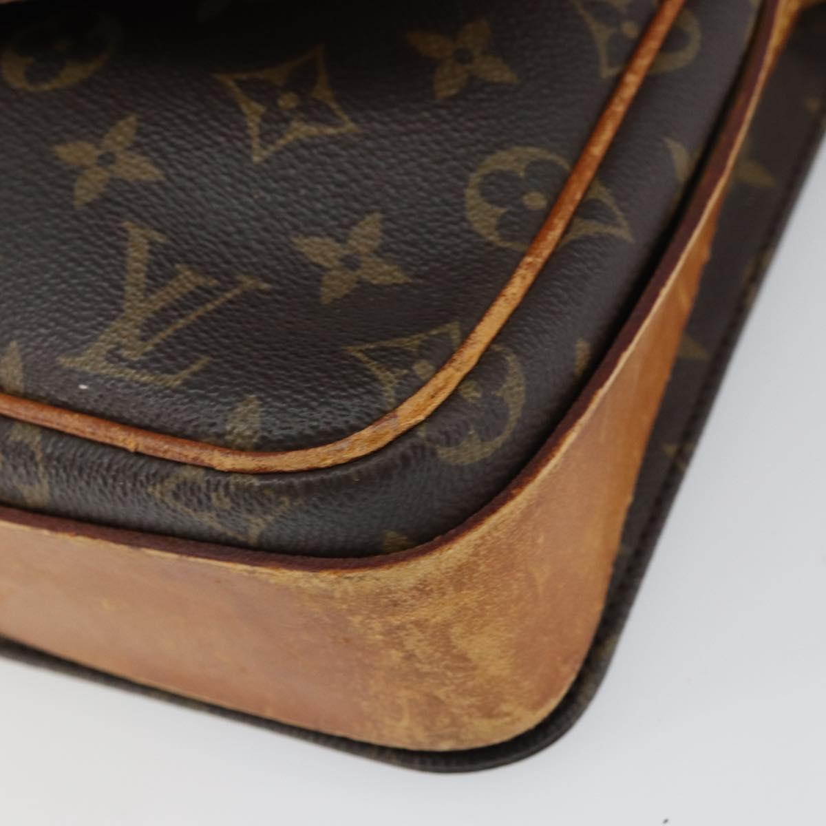 LOUIS VUITTON Monogram Cartouchiere GM Shoulder Bag M51252 LV Auth 164382