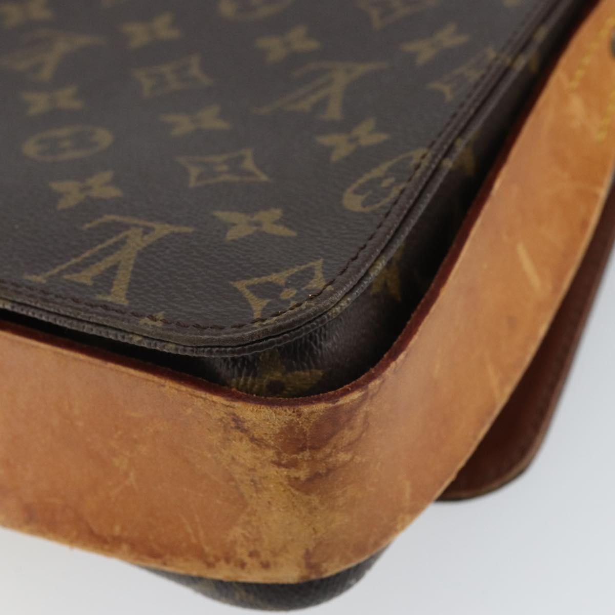 LOUIS VUITTON Monogram Cartouchiere GM Shoulder Bag M51252 LV Auth 164382