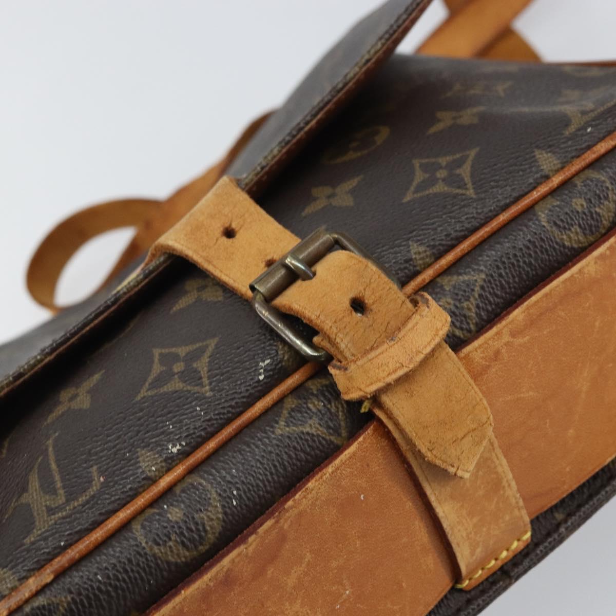 LOUIS VUITTON Monogram Cartouchiere GM Shoulder Bag M51252 LV Auth 164382