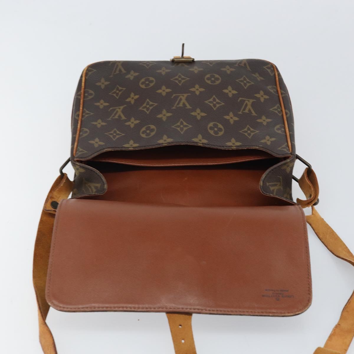 LOUIS VUITTON Monogram Cartouchiere GM Shoulder Bag M51252 LV Auth 164382