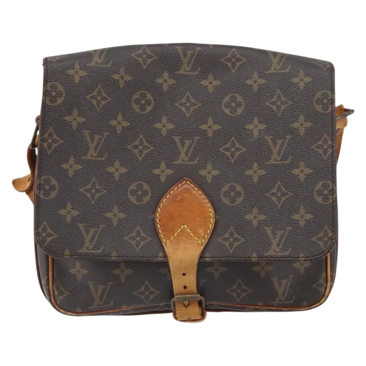 LOUIS VUITTON Monogram Cartouchiere GM Shoulder Bag M51252 LV Auth 164382
