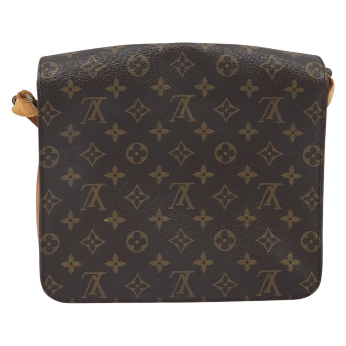 LOUIS VUITTON Monogram Cartouchiere GM Shoulder Bag M51252 LV Auth 164382