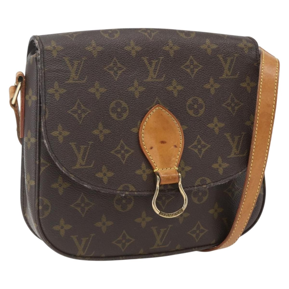 LOUIS VUITTON Monogram Saint Cloud GM Shoulder Bag M51242 LV Auth 164383