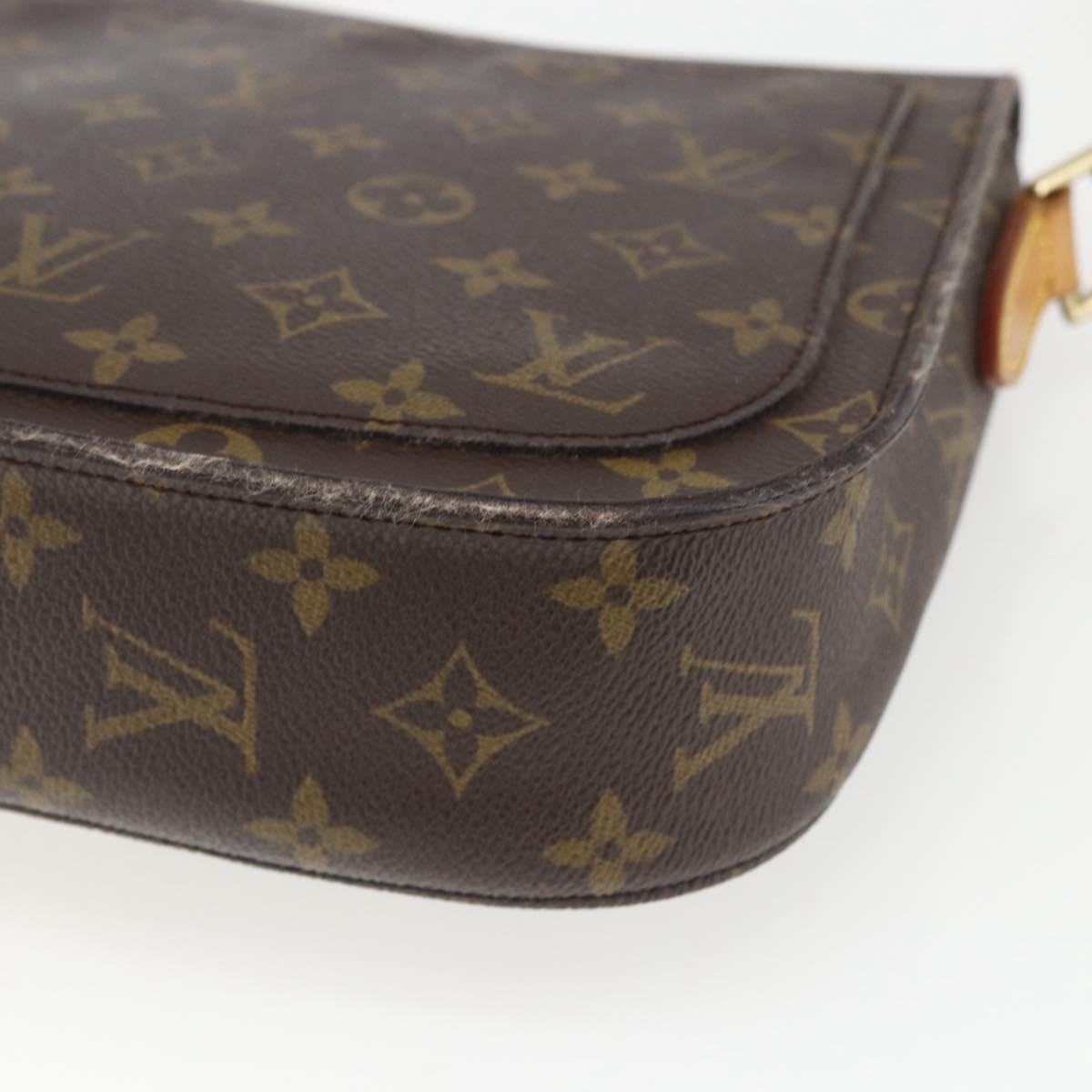 LOUIS VUITTON Monogram Saint Cloud GM Shoulder Bag M51242 LV Auth 164383