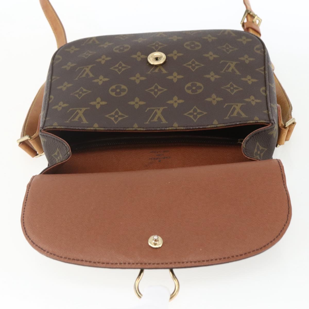 LOUIS VUITTON Monogram Saint Cloud GM Shoulder Bag M51242 LV Auth 164383