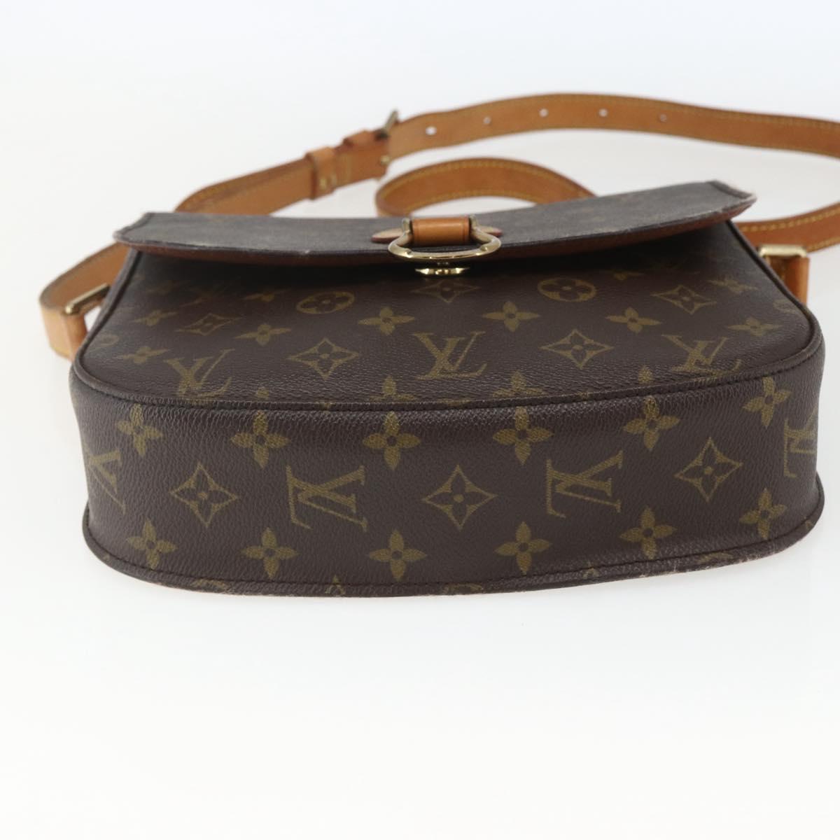 LOUIS VUITTON Monogram Saint Cloud GM Shoulder Bag M51242 LV Auth 164383