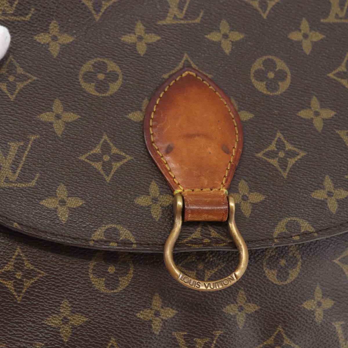 LOUIS VUITTON Monogram Saint Cloud GM Shoulder Bag M51242 LV Auth 164389