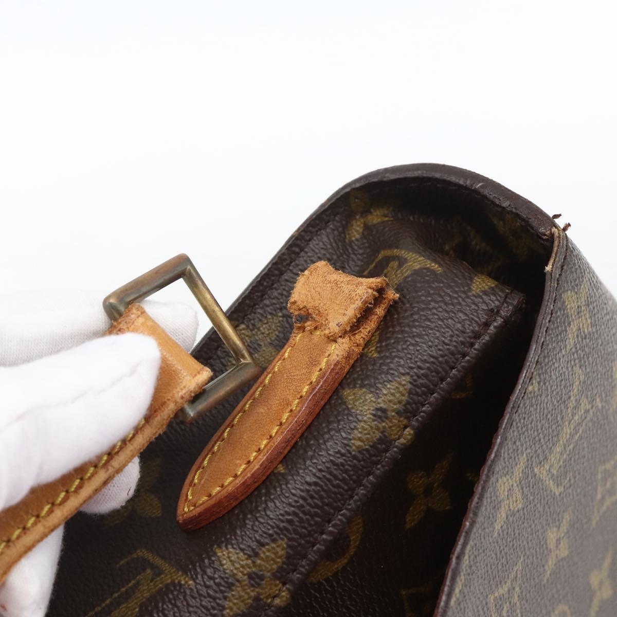 LOUIS VUITTON Monogram Saint Cloud GM Shoulder Bag M51242 LV Auth 164389