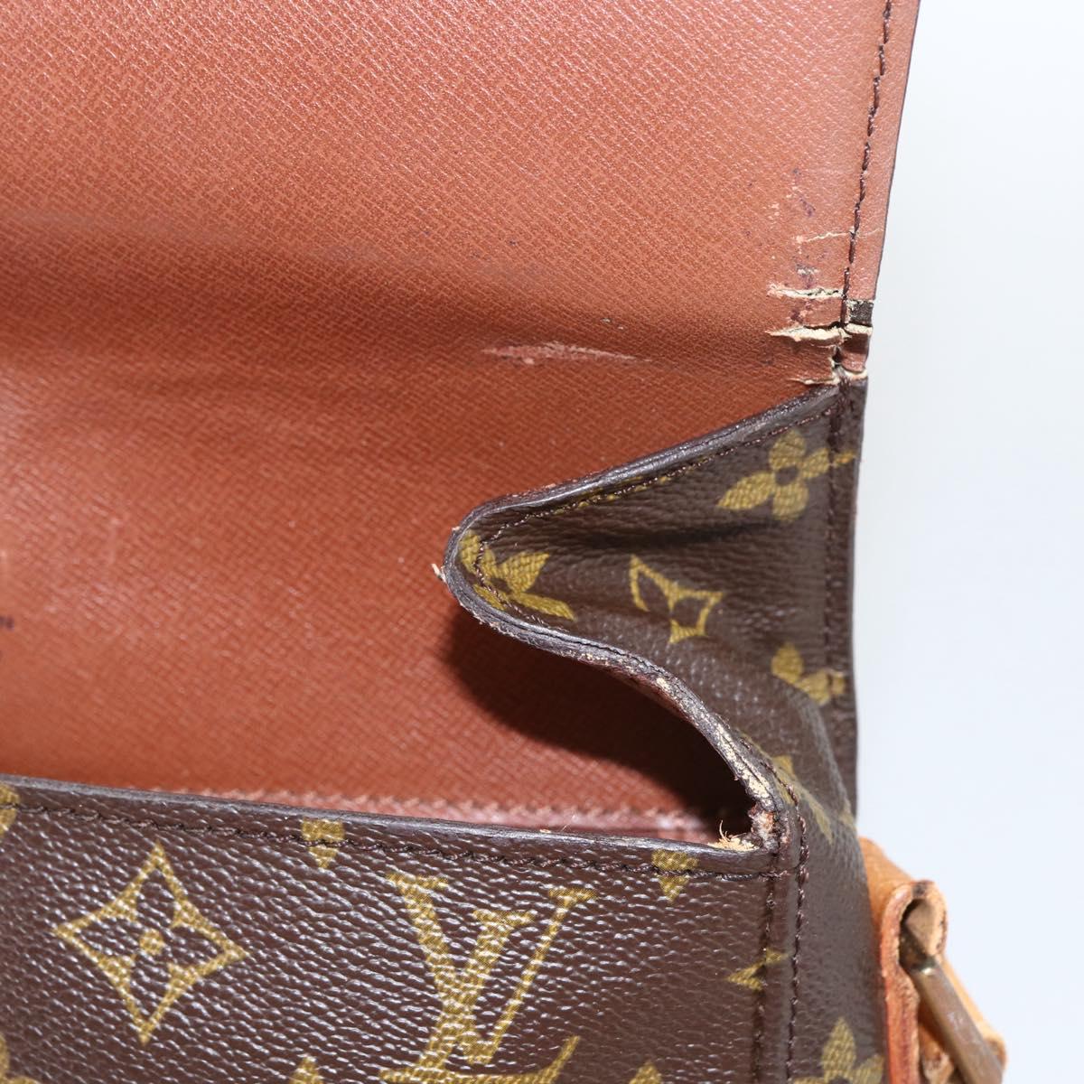 LOUIS VUITTON Monogram Saint Cloud GM Shoulder Bag M51242 LV Auth 164389