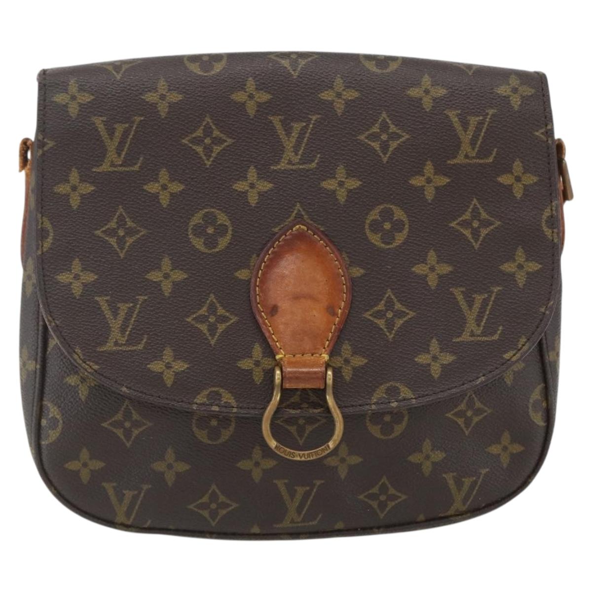 LOUIS VUITTON Monogram Saint Cloud GM Shoulder Bag M51242 LV Auth 164389