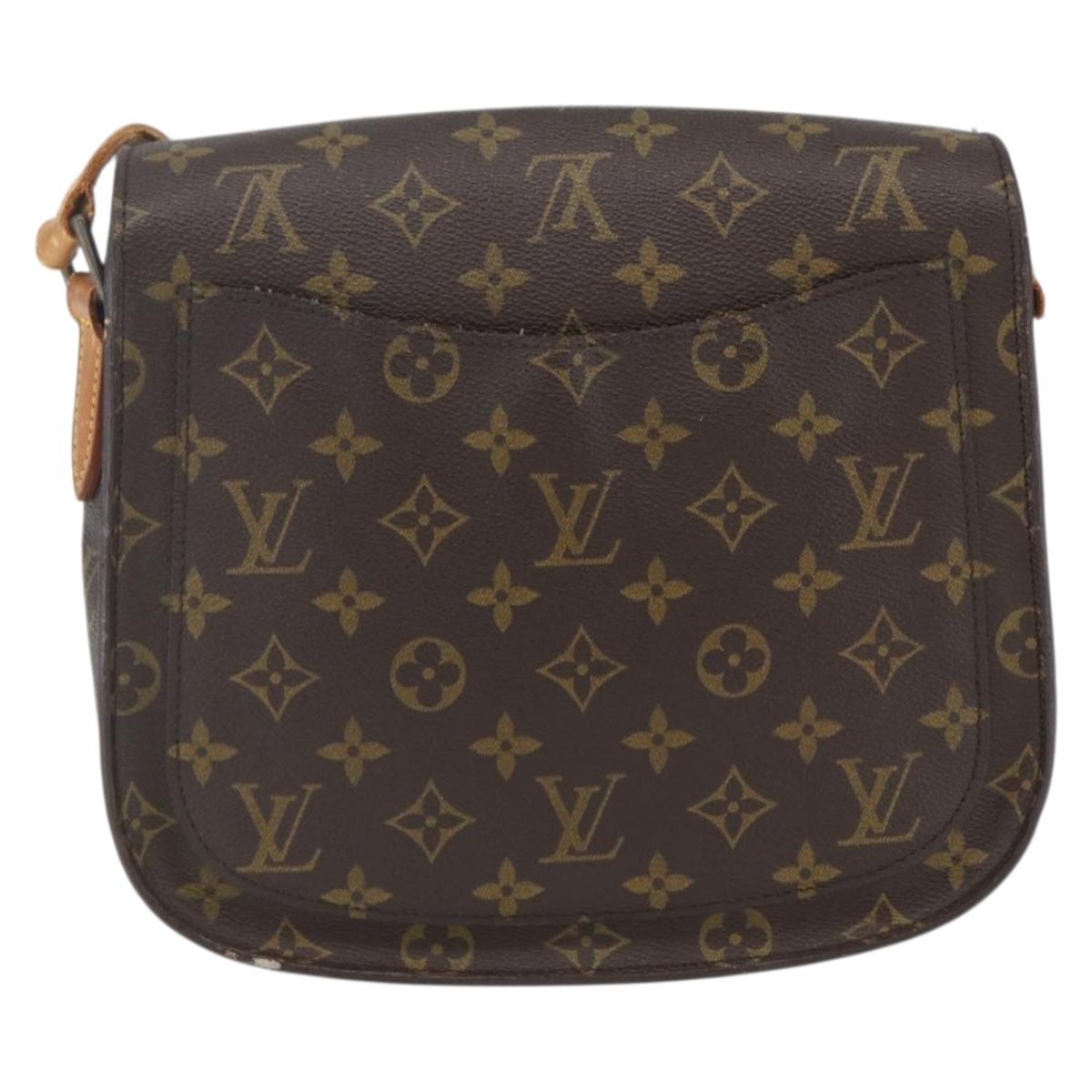 LOUIS VUITTON Monogram Saint Cloud GM Shoulder Bag M51242 LV Auth 164389