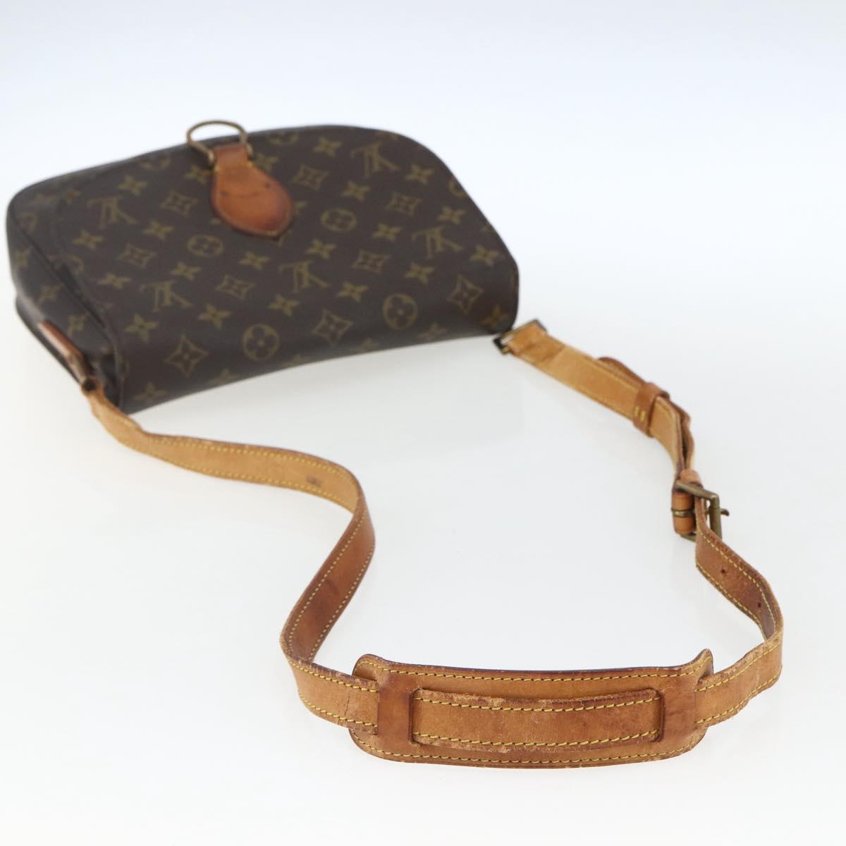 LOUIS VUITTON Monogram Saint Cloud GM Shoulder Bag M51242 LV Auth 164389