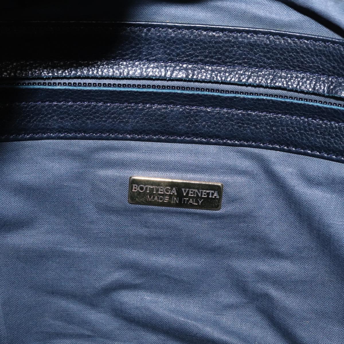 BOTTEGA VENETA Tote Bag Raffia Green Gold Auth 164393