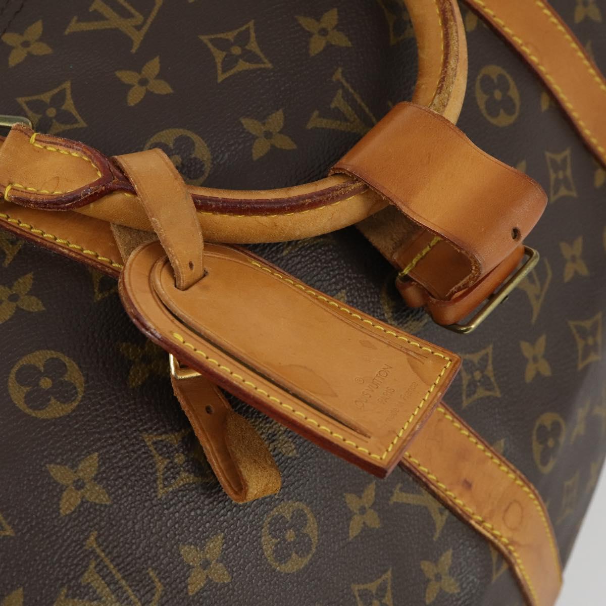 LOUIS VUITTON Monogram Keepall 55 Boston Bag M41424 LV Auth 164399