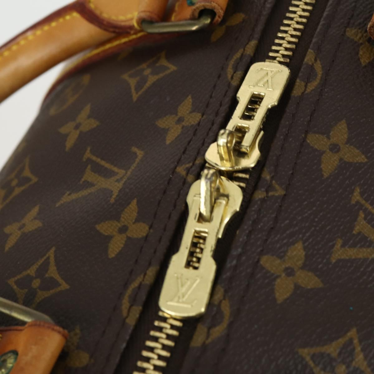 LOUIS VUITTON Monogram Keepall 55 Boston Bag M41424 LV Auth 164399