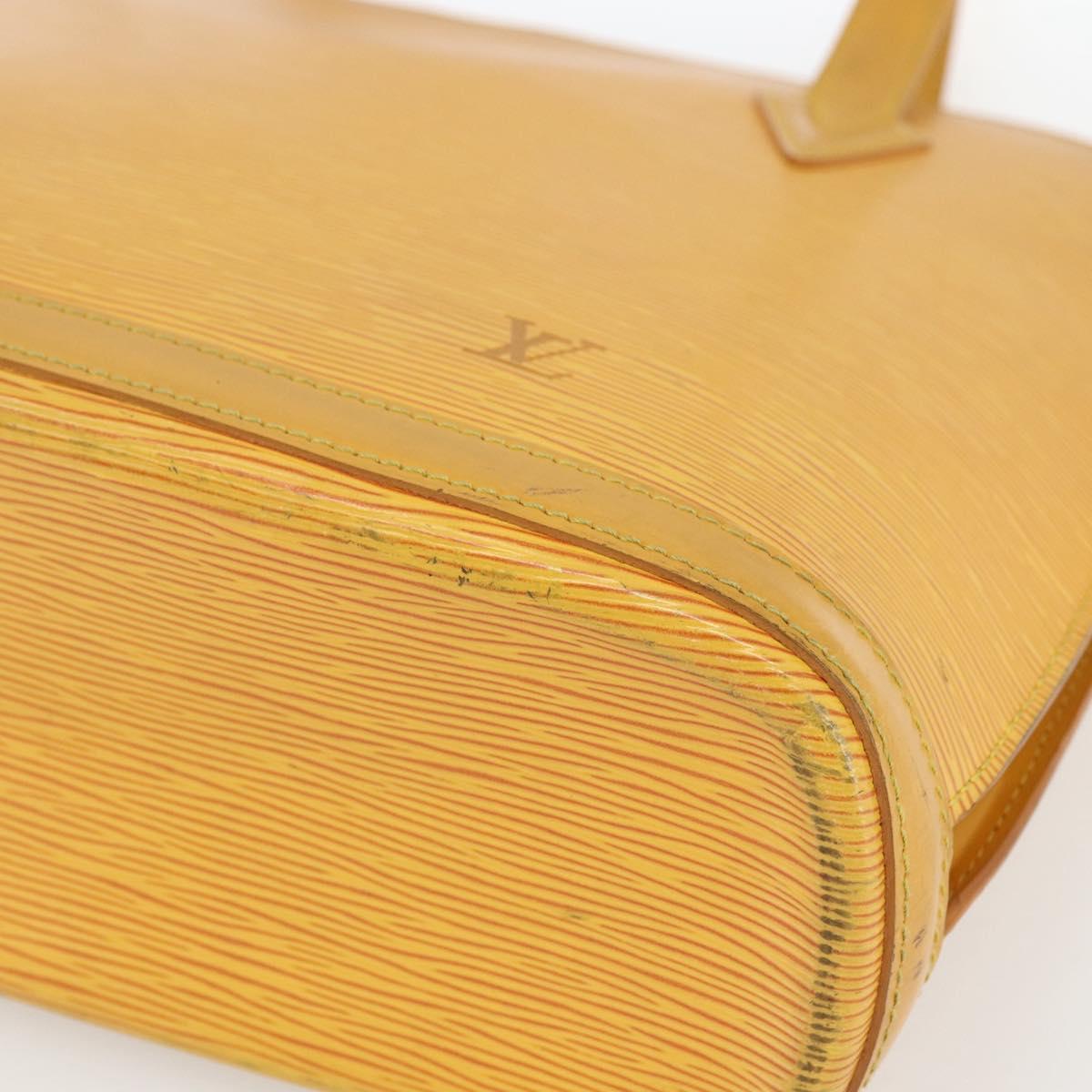 LOUIS VUITTON Epi Lussac Shoulder Bag Yellow M52289 LV Auth 164402