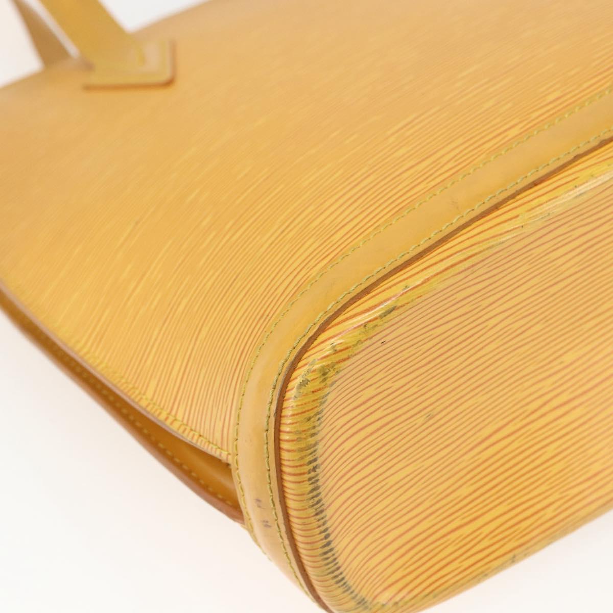 LOUIS VUITTON Epi Lussac Shoulder Bag Yellow M52289 LV Auth 164402