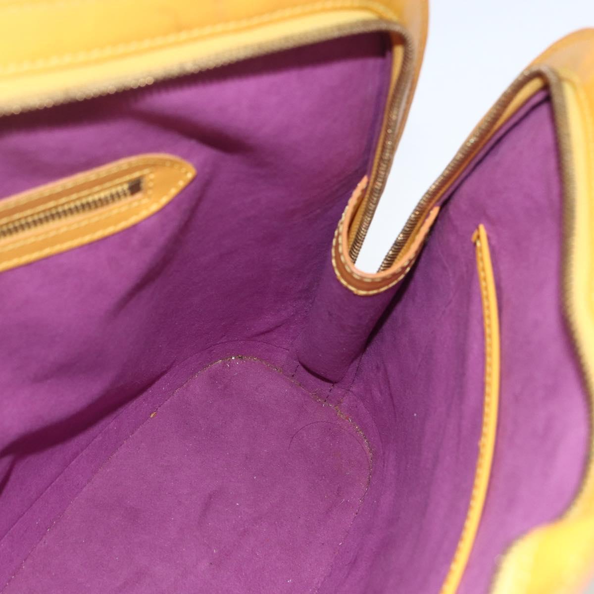LOUIS VUITTON Epi Lussac Shoulder Bag Yellow M52289 LV Auth 164402
