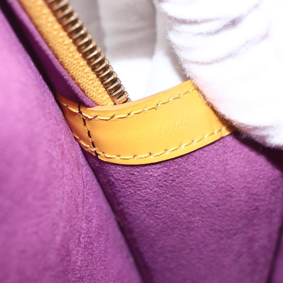 LOUIS VUITTON Epi Lussac Shoulder Bag Yellow M52289 LV Auth 164402