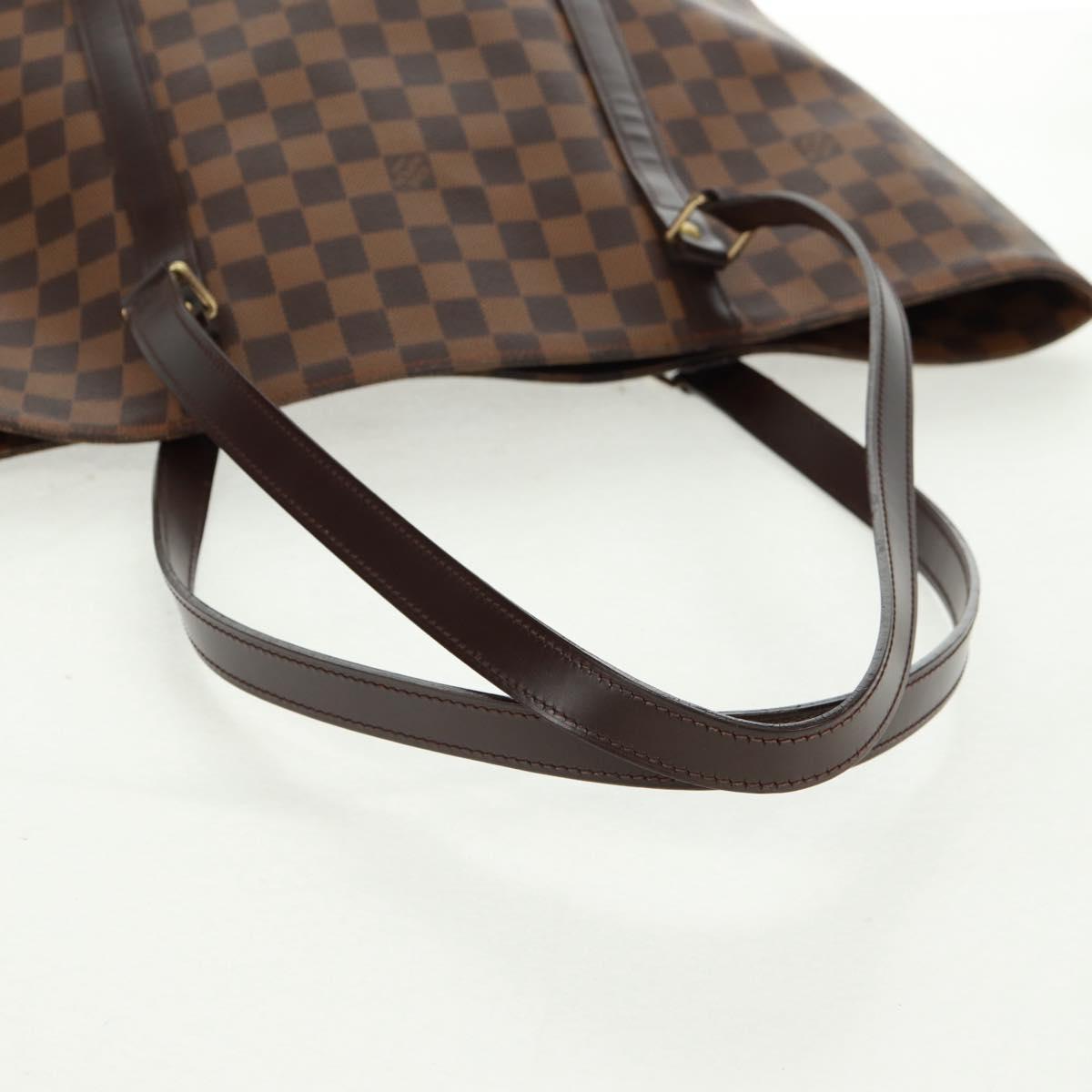 LOUIS VUITTON Damier Ebene Sac Shopping Tote Bag SPO LV Auth 164404V