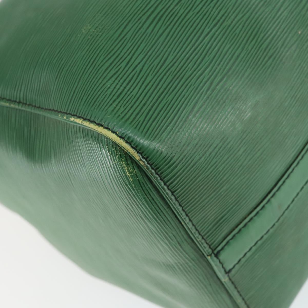 LOUIS VUITTON Epi Keepall 50 Boston Bag Green M42964 LV Auth 164405