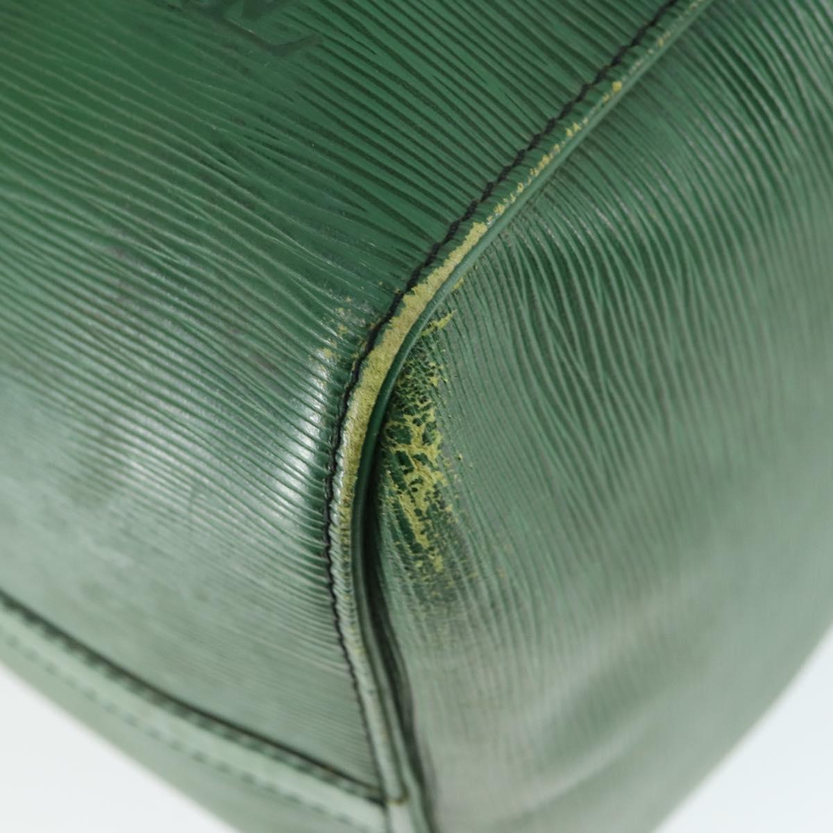 LOUIS VUITTON Epi Keepall 50 Boston Bag Green M42964 LV Auth 164405